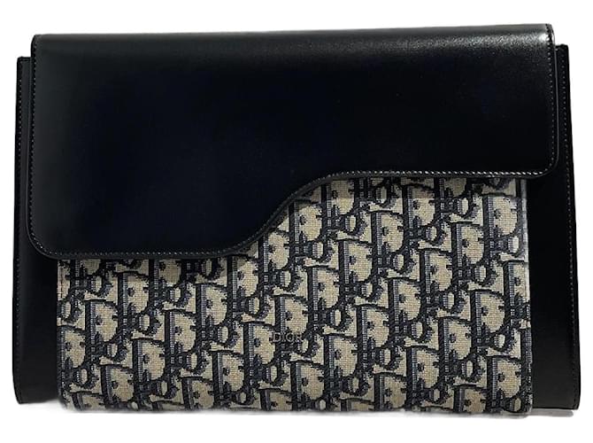 Saddle DIOR  Clutch bags T.  cloth Black  ref.1418586