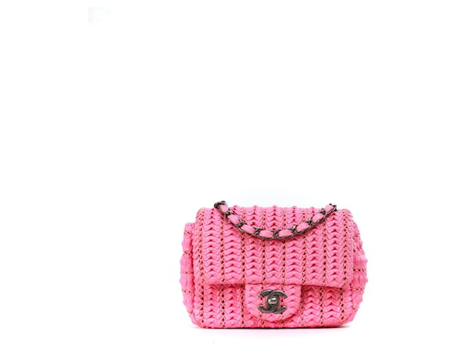 Bolsos CHANEL T.  Cuero Rosa  ref.1418591