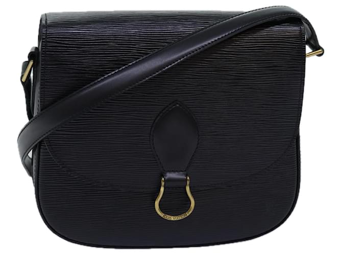 Louis Vuitton Saint Cloud Negro Cuero  ref.1418635