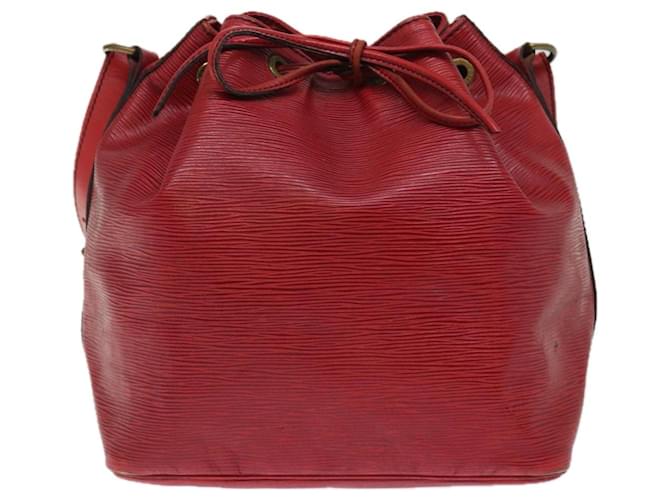 Noe Louis Vuitton Petit Noé Roja Cuero  ref.1418669