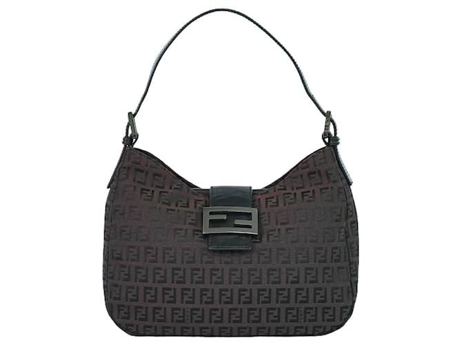 Fendi Zucchino Braun Leinwand  ref.1418674