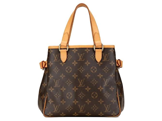 Sac à main Louis Vuitton Monogram Batignolles M51156 en PVC marron en très bon état Toile  ref.1418751