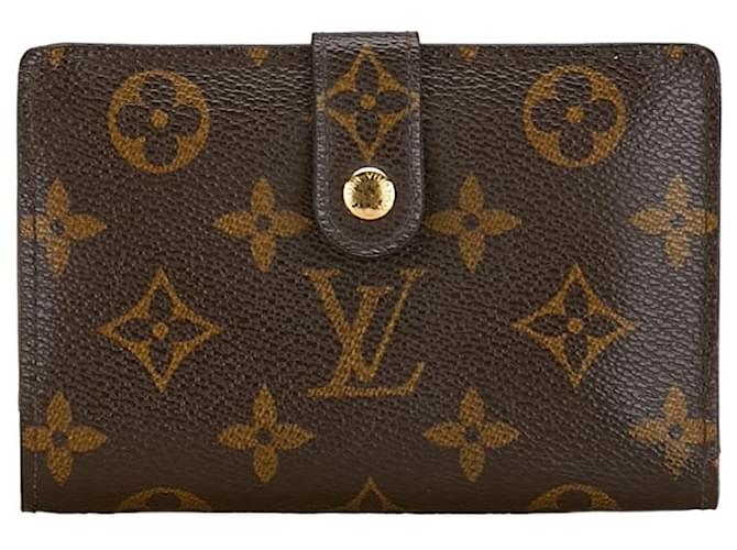 Carteira bifold Monogram Viennois Louis Vuitton M61663 em couro PVC marrom em muito bom estado Plástico  ref.1418765