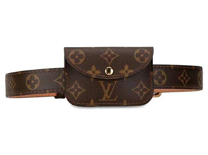 Bolsa de cintura em couro PVC Monogram Louis Vuitton M6948 em ótimo estado Marrom Plástico  ref.1418789