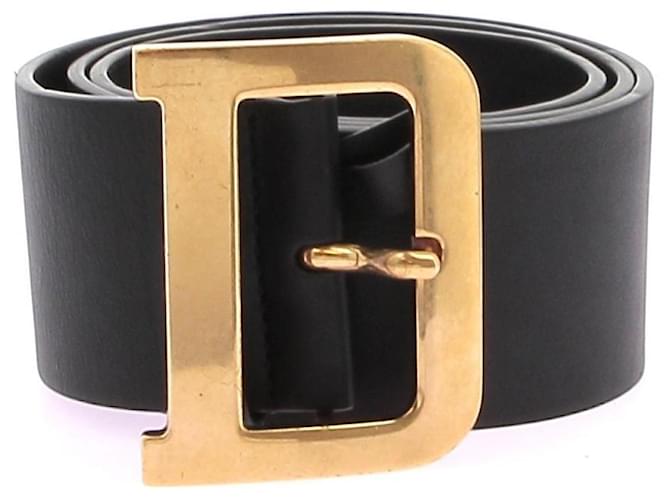 CHRISTIAN DIOR  Belts T.cm 80 leather Black  ref.1418815