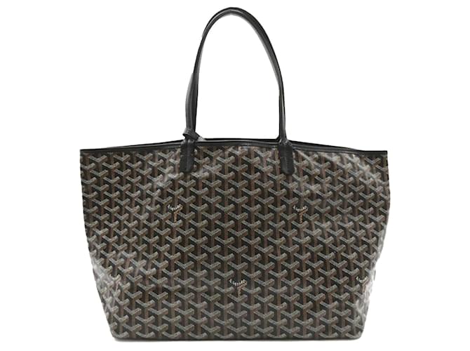 Goyard Black Goyardine Saint Louis PM Cloth Cloth  ref.1418968