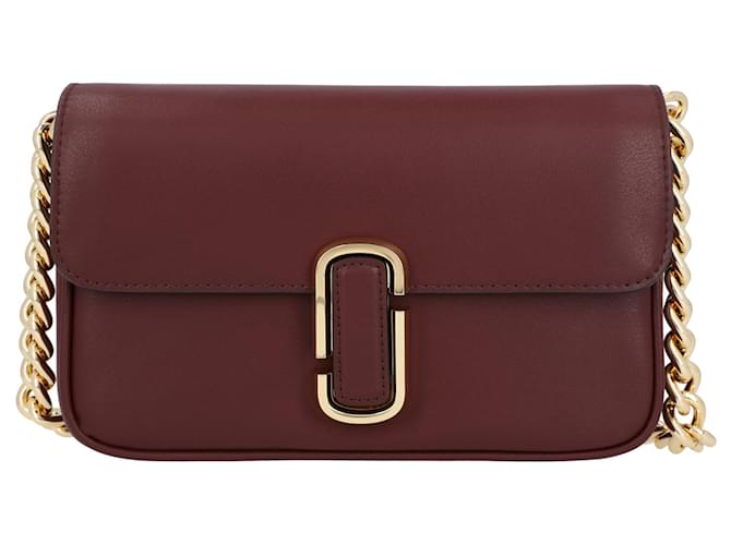 Marc Jacobs Le Sac à Bandoulière Rouge Cuir Marron  ref.1419020