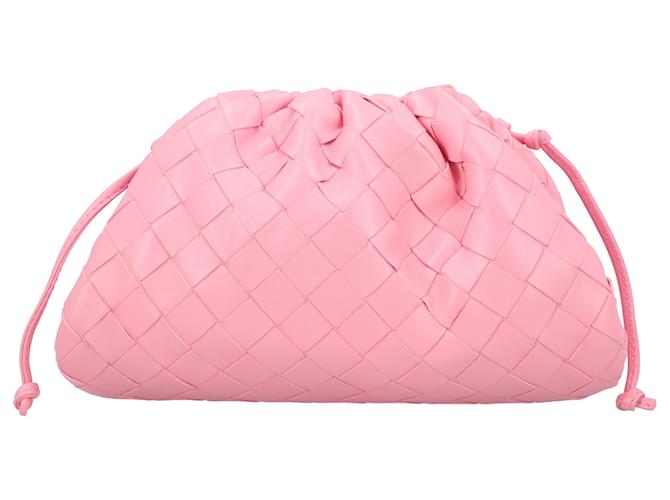 Bottega Veneta Minibolso rosa Cuero  ref.1419033