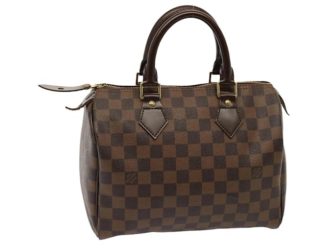 LOUIS VUITTON Damier Ebene Speedy 25 Hand Bag N41532 LV Auth 76330  ref.1419074