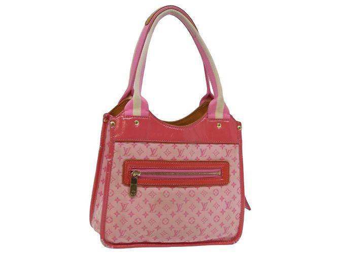 LOUIS VUITTON Monogram Mini Sac Catrain Handtasche Erdbeere M92930 LV Auth 76925