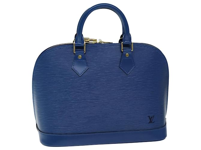 LOUIS VUITTON Epi Alma Hand Bag Toledo Blue M52145 LV Auth 76868 Leather  ref.1419108