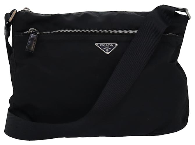 PRADA Shoulder Bag Nylon Black Auth yk12729  ref.1419114