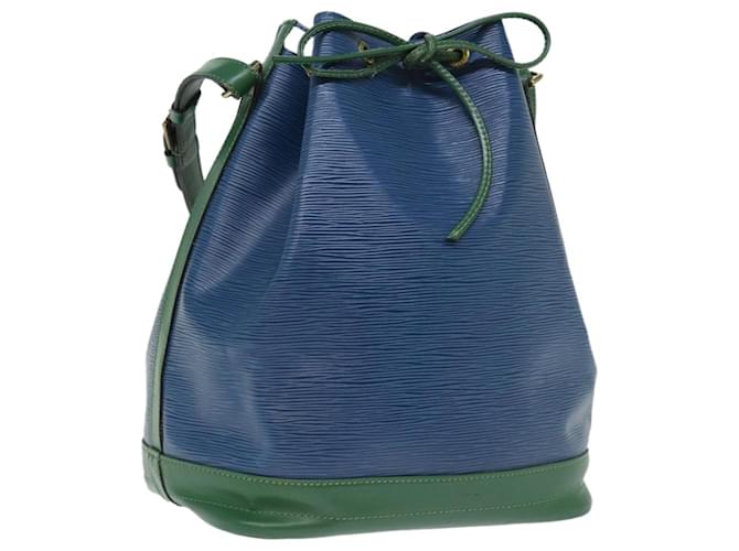 LOUIS VUITTON Epi Noe Shoulder Bag Bicolor Green Blue M44044 LV Auth 77301 Leather  ref.1419118