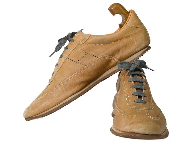 Hermès Chaussure HERMES en Cuir Beige - 101921