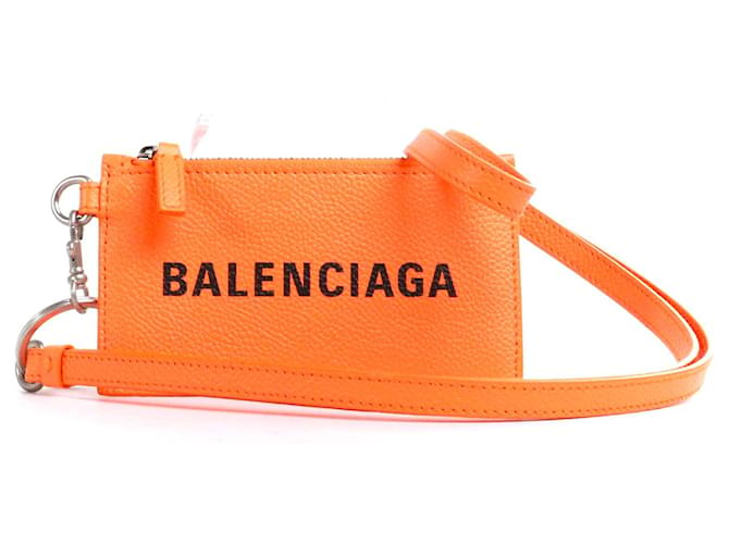 BALENCIAGA Carteras T.  Cuero Naranja  ref.1419157