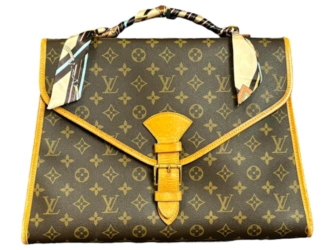 Beverly Louis Vuitton Handbags Brown  ref.1419228