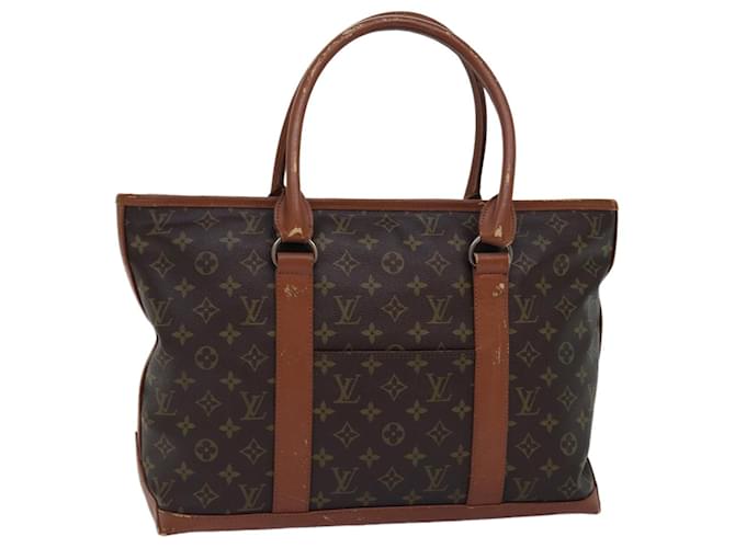 LOUIS VUITTON Monogram Sac Weekend PM Tote Bag M42425 LV Auth yk12753 Monogramm Leinwand  ref.1419335