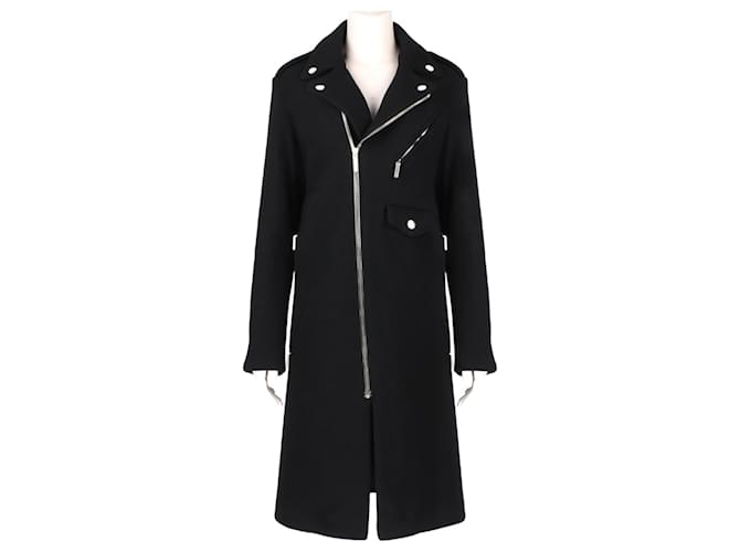 Cappotto Anthony Vaccarello Nero Lana  ref.1419400