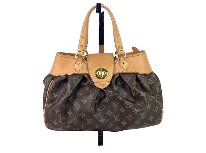 Bolso tote Monogram marrón BOETIE PM de Louis Vuitton Castaño
