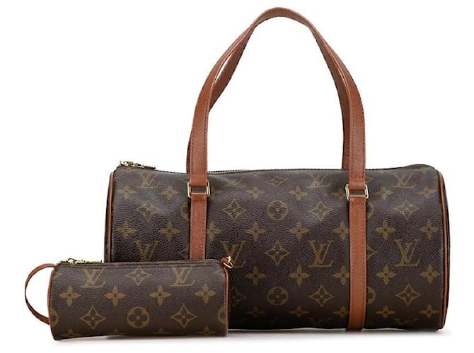 Louis Vuitton Papillon 30 Sac à main en toile M51365 en bon état Marron  ref.1419555