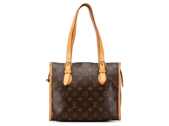 Louis Vuitton Popincourt Haut Bolsa de lona M40007 em boa condição Marrom  ref.1419620