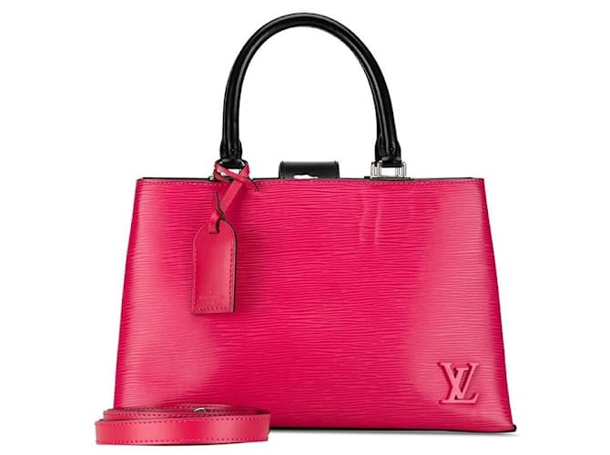 Louis Vuitton Leather Cleber Handbag M51347 in Very Good Condition Pink  ref.1419632