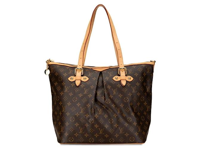 Louis Vuitton Palermo GM Sacola de lona M40146 em boa condição Marrom  ref.1419653