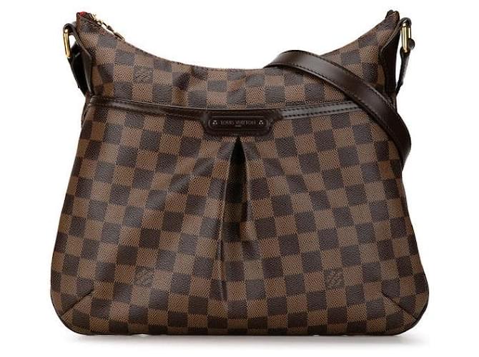 Bolsa de ombro Louis Vuitton Damier Bloomsbury PM N42251 em couro PVC marrom em muito bom estado Plástico  ref.1419661