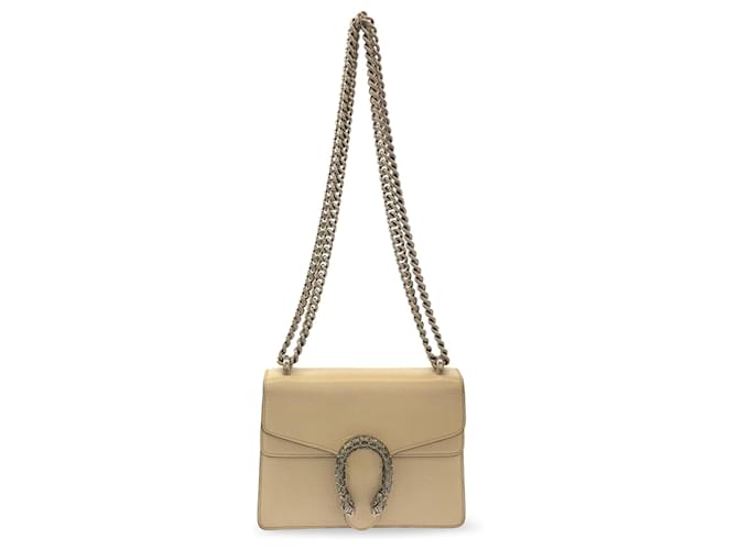 Bolso bandolera mini Dionysus de cuero marrón Gucci Castaño Beige Becerro  ref.1419748