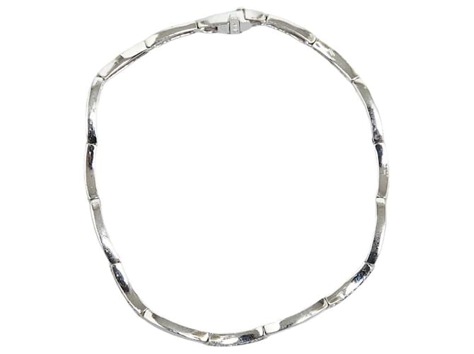 & Other Stories Bracciale in diamante in oro bianco K14WG di 19 cm in ottime condizioni Argento Metallo  ref.1419937