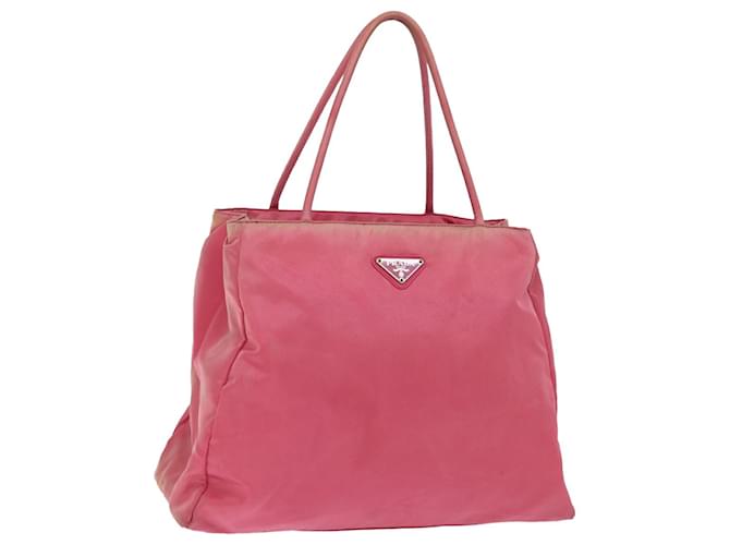 PRADA Borsa Tote Nylon Rosa Auth 76735  ref.1420131