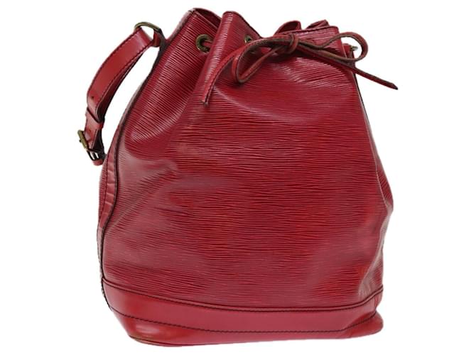 LOUIS VUITTON Epi Noe Sac à Bandoulière Rouge M44007 Auth LV 76345 Cuir  ref.1420134