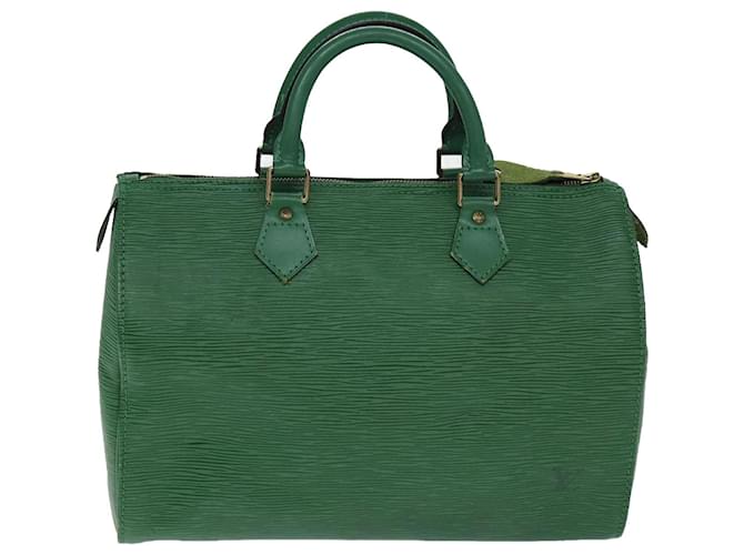 Louis Vuitton Epi Speedy 30 Hand Bag Borneo Green M43004 LV Auth 77183 Leather  ref.1420145