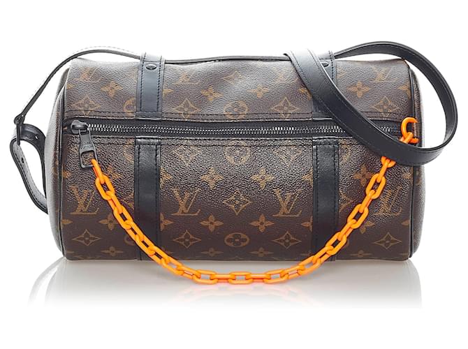 Bolsa Louis Vuitton Monograma Solar Ray Papillon Marrom Couro  ref.1420361