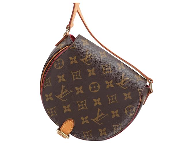 Louis Vuitton Bolso bandolera Tanblan de lona con monograma M51179 Castaño Cuero  ref.1420405