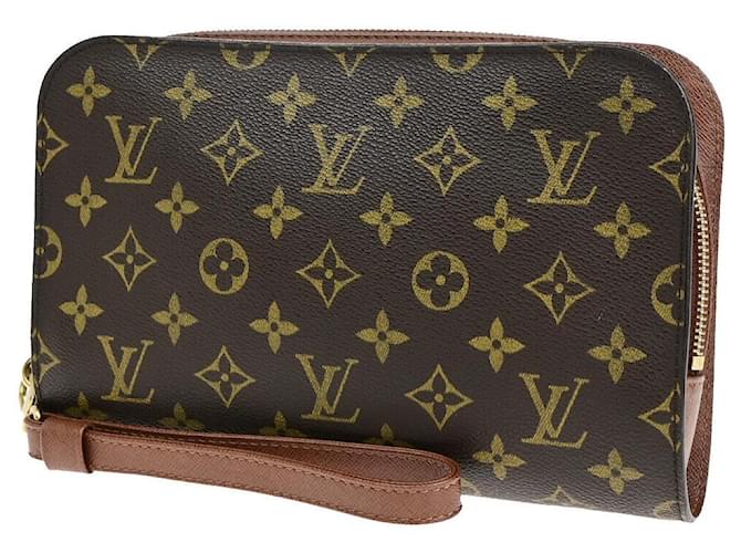 Louis Vuitton Orsay Marrom Lona  ref.1420436