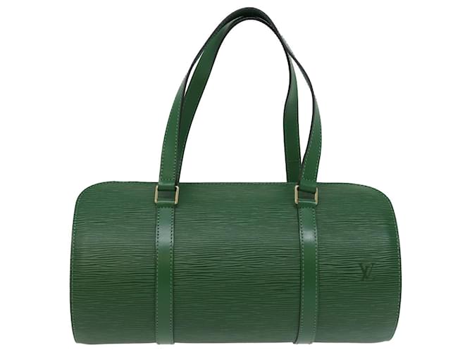 Louis Vuitton Soufflot Verde Cuero  ref.1420437