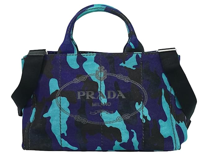 Prada Canapa Mehrfarben Leinwand  ref.1420482