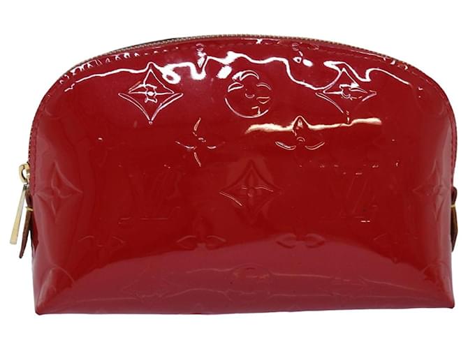 Louis Vuitton cosmetic pouch Red Patent leather  ref.1420506