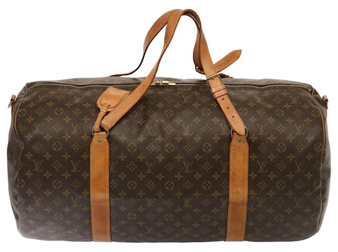 Louis Vuitton Polochon Castaño Lienzo  ref.1420511