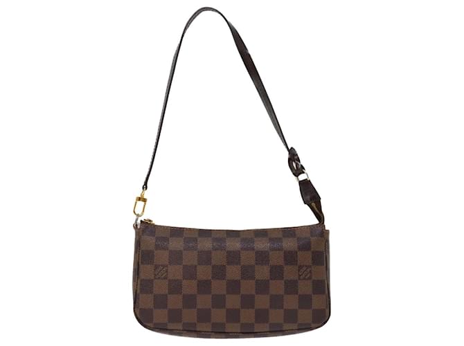 Louis Vuitton Pochette Accessoire Brown Cloth  ref.1420521