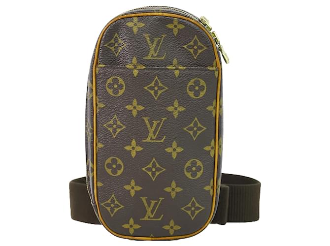 Louis Vuitton Gange Brown Cloth  ref.1420545