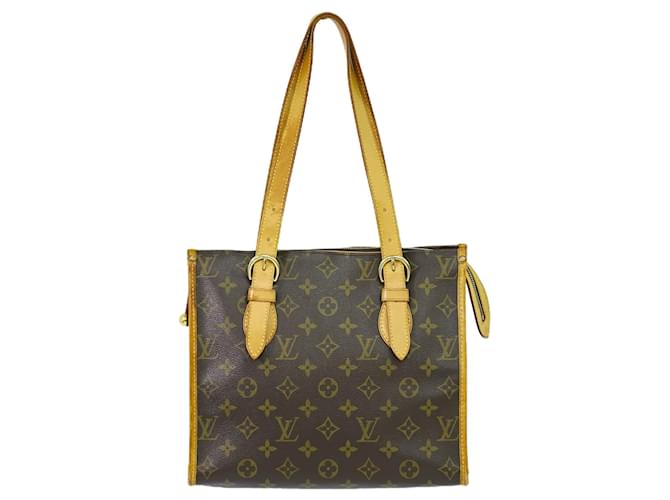 Louis Vuitton Popincourt Castaño Lienzo  ref.1420546