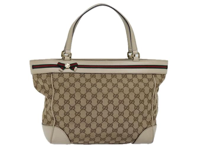 Abbaye de Gucci Toile Beige  ref.1420548