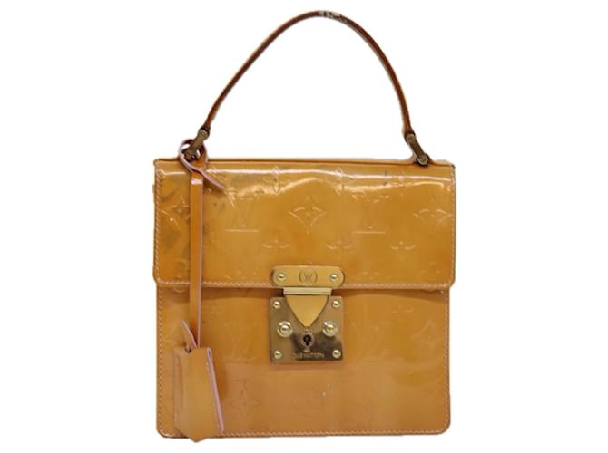 Louis Vuitton Spring Street Naranja Charol  ref.1420559