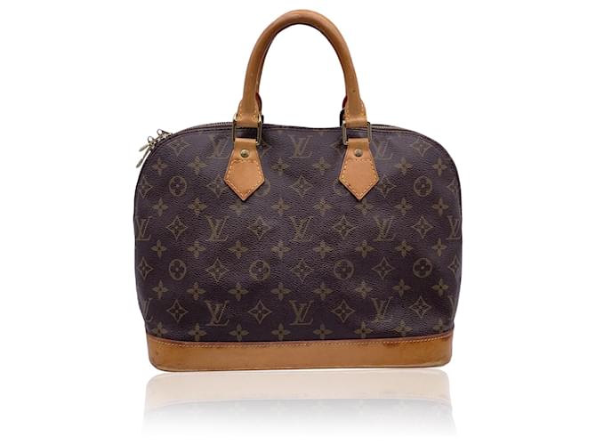 Louis Vuitton Vintage Monogram Canvas Alma PM Top Handle Bag M53151 Brown Cloth  ref.1420637