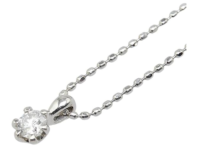 & Other Stories Collar de diamantes en platino Pt850 Pt900 en excelente estado Plata Metal  ref.1420661