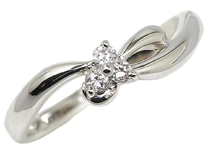 & Other Stories Pt900 Platinum Diamond Ring 0.07ct for Women, Size 8 in Excellent Condition Silvery Metal  ref.1420676