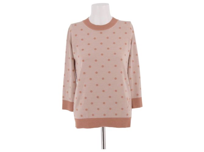 Strickwaren Hermès T.FR 36 Seide Beige