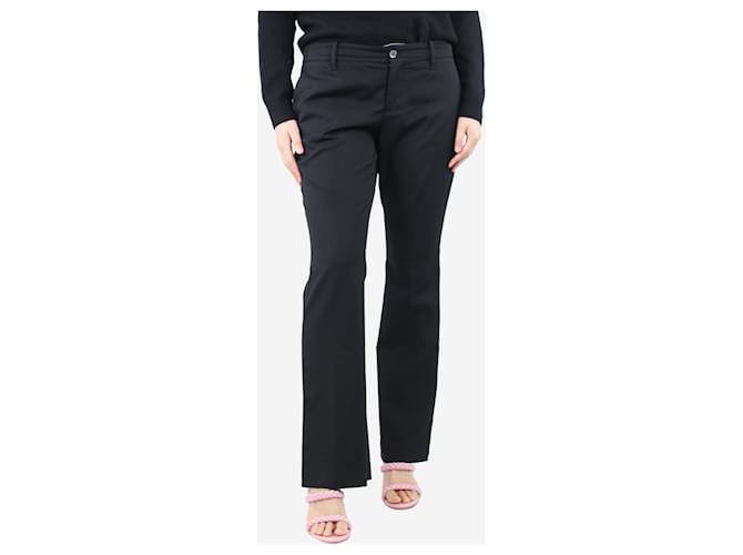 Gucci Black wool trousers - size UK 12  ref.1420705